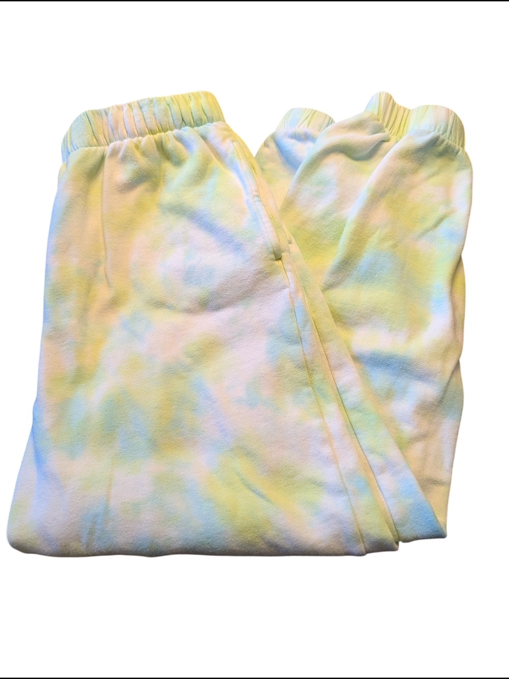 Wild Fable Pastel Tie-Dye Sweatpants — Yellow, Blue & Mint